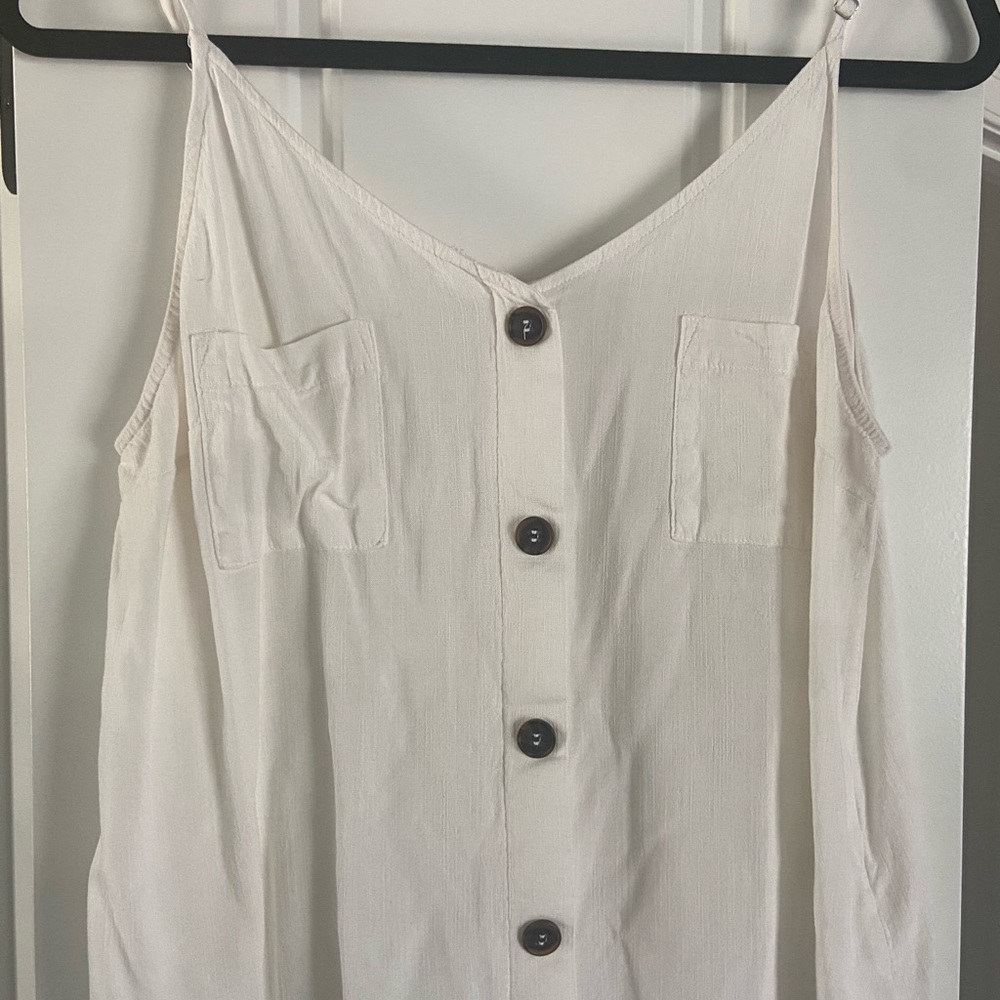 E M Rhea Two Pocket Cami | Off-White - Picture 3 of 8